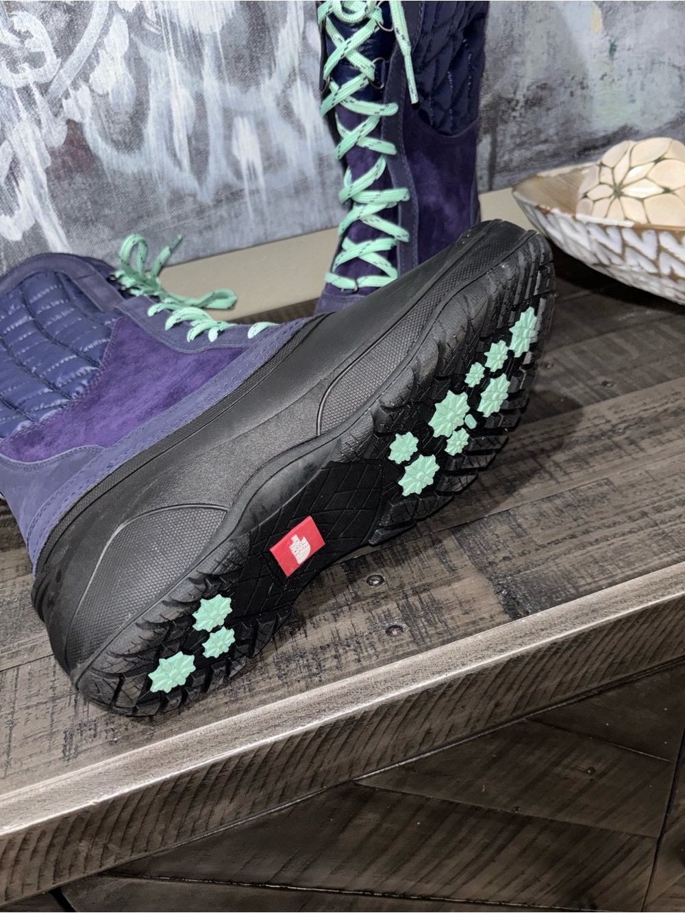 The North Face Thermoball Utility Boots WOMENS SZ 10.5 - Picture 12 of 15